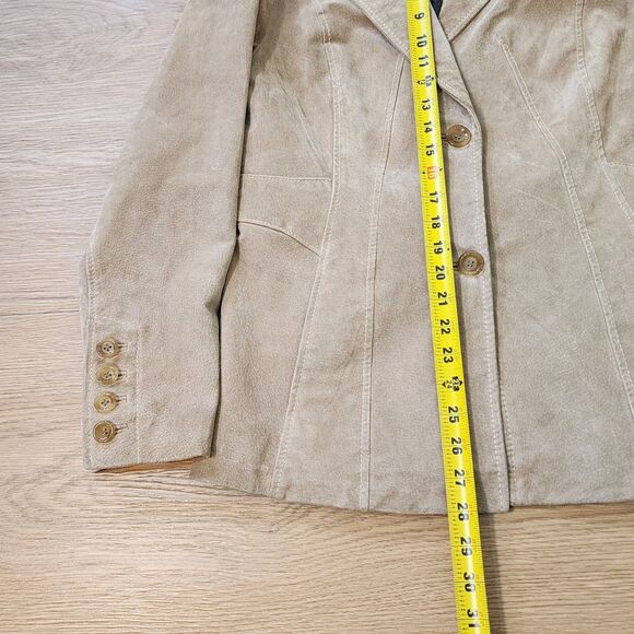 Authentic Wilsons Leather & Suede Jacket Women L Vintage 80s Western Country Fit - Picture 6 of 15